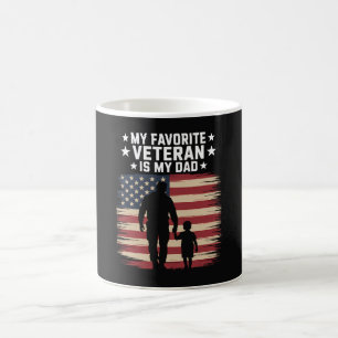 Father Veterans Day Dad Proud Coffee Mug