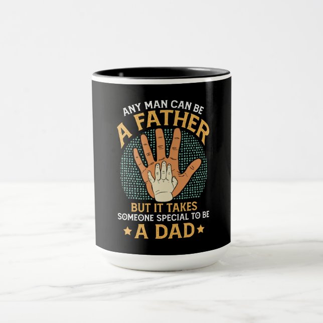 Father vs. Dad: The Heartfelt Difference Mug (Center)