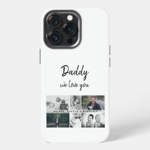 Father with Kids and Family Dad Photo Collage iPhone 13 Pro Case