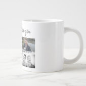 Father with Kids and Family Dad Photo Collage Large Coffee Mug (Right)