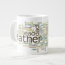 Father Word Cloud Mug