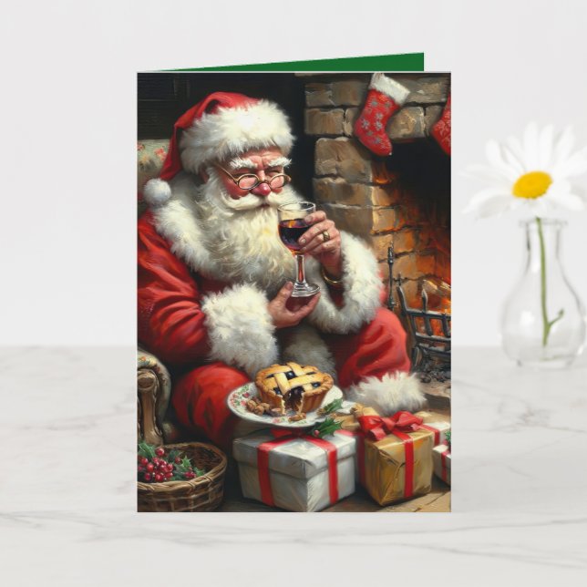 Father Xmas 1 Card (Small Plant)
