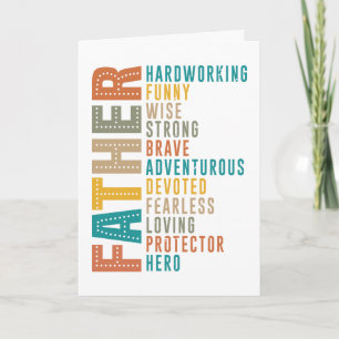 Fatherhood a Tribute to Every Dad’s Strength Card