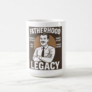 Fatherhood Legacy Vintage Father's Day  Coffee Mug