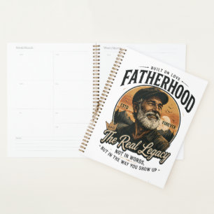 Fatherhood The Real Legacy Vintage Father's Day Planner