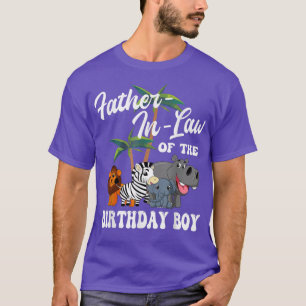 FatherInLaw of the Birthday Boy Zoo Safari Celebra T-Shirt