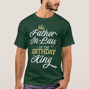 FatherInLaw of the Birthday King Party Celebration T-Shirt