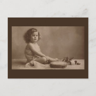 Father's Darling Postcard