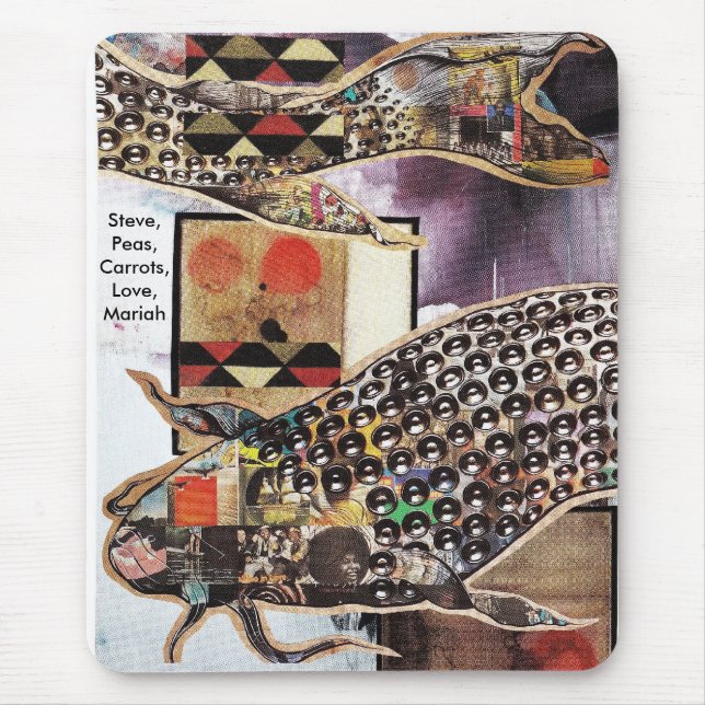 fathers day_0002, Steve,Peas,Carrots,Love,Mariah Mouse Pad (Front)