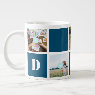 Father's Day 10 Photos Dad Collage Mug