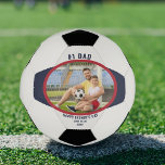 Father's Day #1 Dad Photo Personalised Soccer Ball<br><div class="desc">Custom photo soccer ball for a #1 DAD (editable) which you can personalise for Father's Day or his birthday for example. The template is set up for you to add your favourite photo which is displayed in an oval shape. If you have any problems with placement of your photo, try...</div>