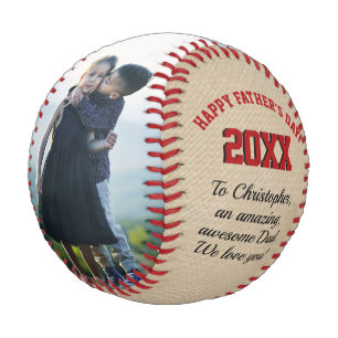 Fathers Day 2021 Photo Full-Colour Gift Baseball