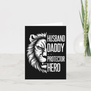 Fathers Day 2025 - Husband Daddy Protector Hero  Card