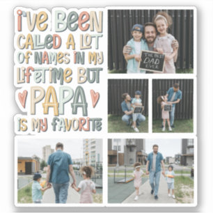 Father's Day 5 Photo Collage