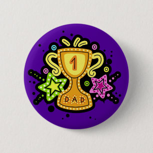 Father's Day 6 Cm Round Badge