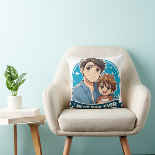 Father's Day - A father and his son Cushion