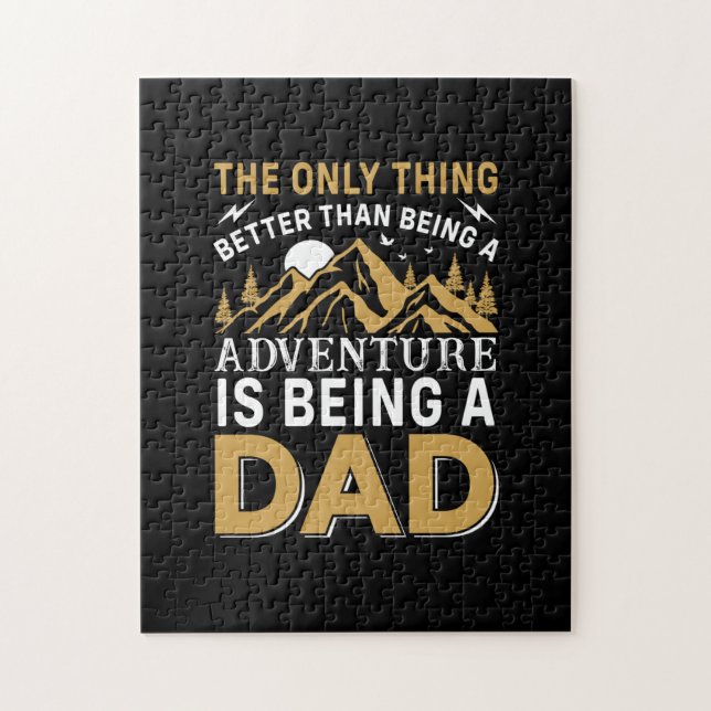 Father's Day Adventure Is Being A Dad Jigsaw Puzzle (Vertical)