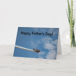 Father's Day Aeroplane Card