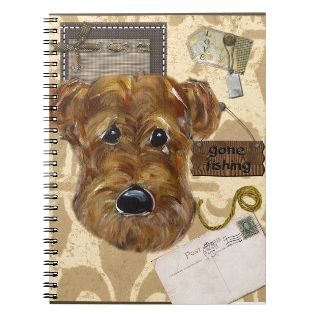 FATHER'S DAY AIREDALE NOTEBOOK (Front)
