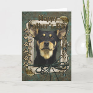Fathers Day - Australian Kelpie Card