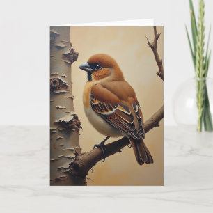 Fathers Day Avian Portrait Card