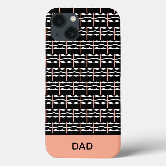 Father's Day Awesome Ethnic African Art Pattern Case-Mate iPhone Case (Back)