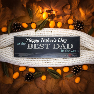 Father's Day Banner   Bold. Heartfelt. zazzlemade