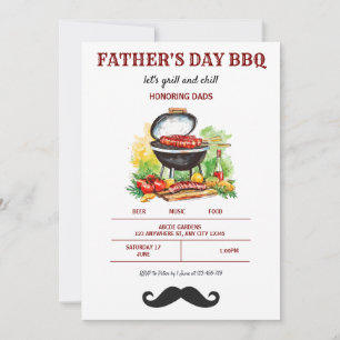 Father's Day BBQ Invitation