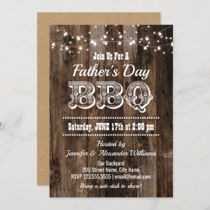 Father's Day BBQ Invitation