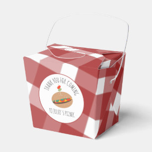 Father's Day BBQ Picnic Event Sandwich  Favour Box