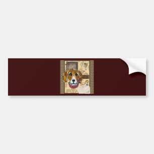 FATHER'S DAY BEAGLE BUMPER STICKER