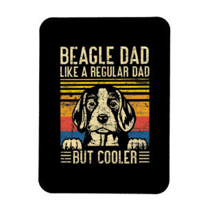 Father's Day Beagle Dog Dad Magnet