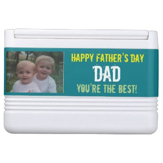 Father's Day Beer Cooler Photo Gift