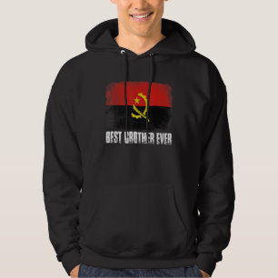 Father's Day Best Brother Ever Distressed Angola F Hoodie