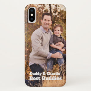 Fathers Day Best Buddies Photograph iPhone X Case