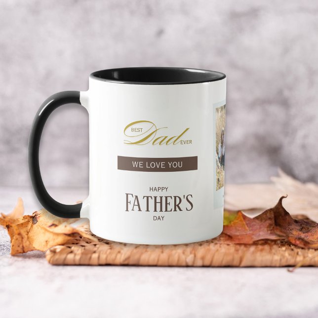 Fathers Day Best Dad Ever Custom Name Photo Mug (Creator Uploaded)