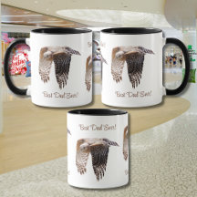 Father's Day "Best Dad Ever" Hawk Mug