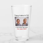 Father's Day Best Dad Ever Kids Photo Beer Pint