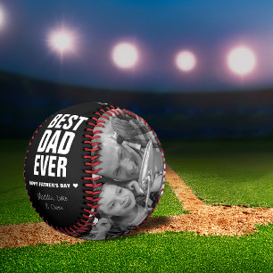 Father's Day Best Dad Ever Photos Personalised Baseball