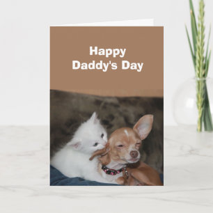 Father's Day Best Dad From Pets Holiday Card