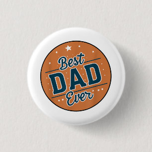 Father's Day Best Dad In The World 3 Cm Round Badge