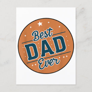 Father's Day Best Dad In The World Enclosure Card