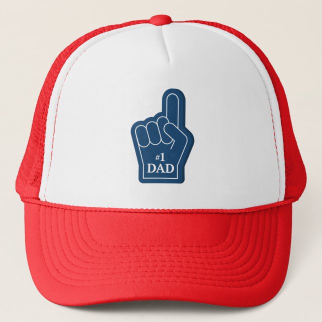 Fathers Day Best Dad Keepsake Trucker Hat (Front)