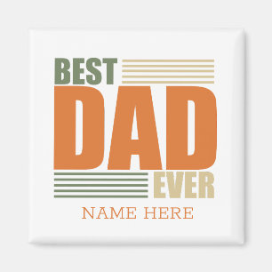 fathers day best dad personalised gift ideas  magnet