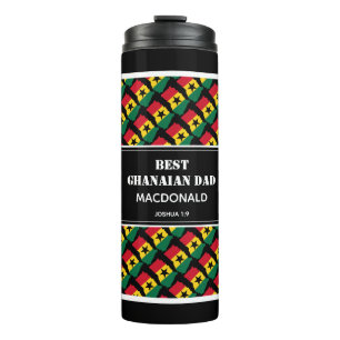 Father's Day BEST GHANAIAN DAD Ghana Custom Thermal Tumbler