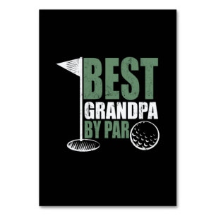 Father's Day Best Grandpa By Far Table Number