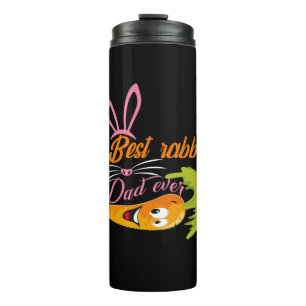 Father's Day Best Rabbit Dad Ever Thermal Tumbler