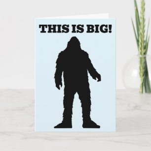 FATHER'S DAY BIGFOOT FUNNY Greeting Cards