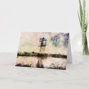 Father's Day, Birthday card, Ship, Marine Art Card