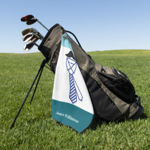 Father's Day Birthday Funny Customise Name Golf Towel
